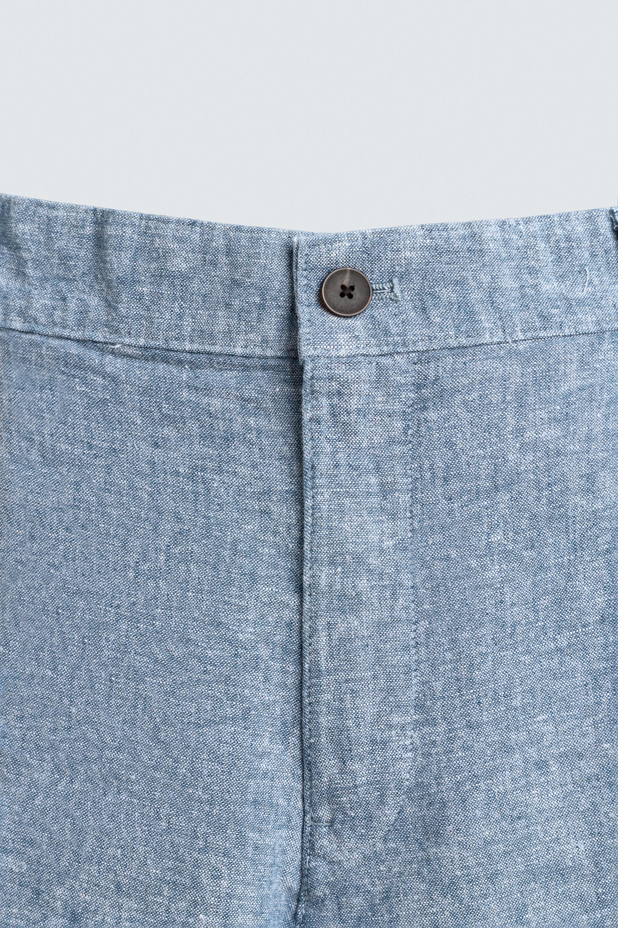 REGULAR FIT TEXTURED SHORTS